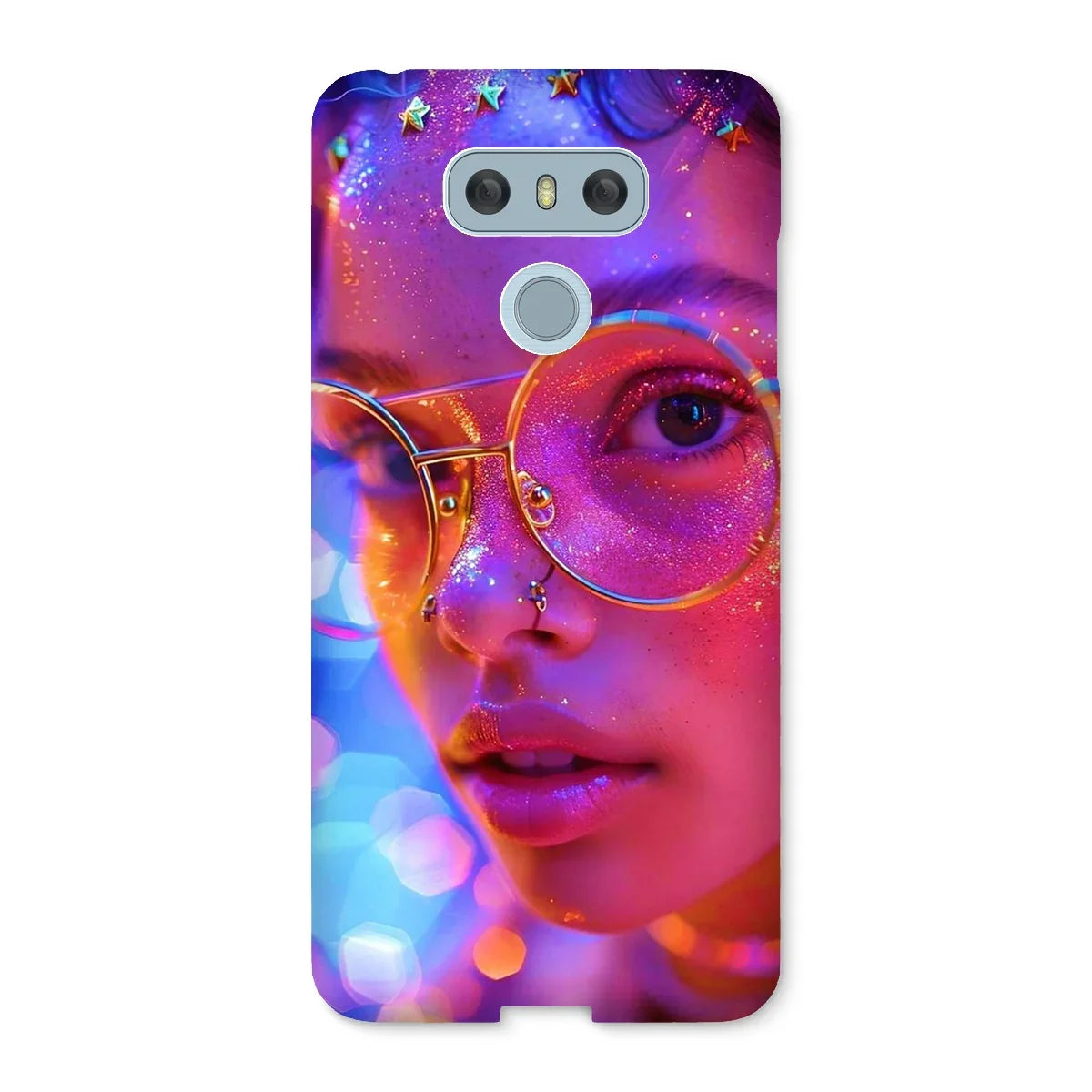 Woman Cosmic Radiance Dreamy Stardust  Snap Phone Case - D'Sare