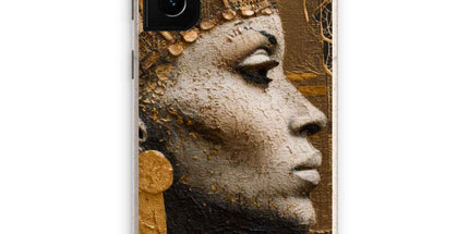 Afrocentric Golden Empress Eco Phone Case by Prodigi