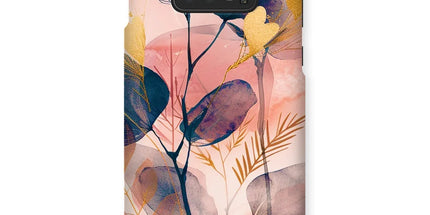 Peachy Golden Flora Escape Snap Phone Case by Prodigi
