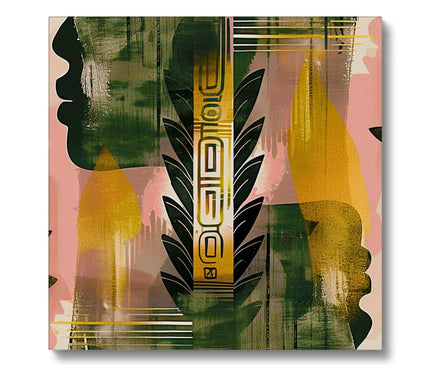 Echos of Duality Golden Pink Reflection Eco Canvas