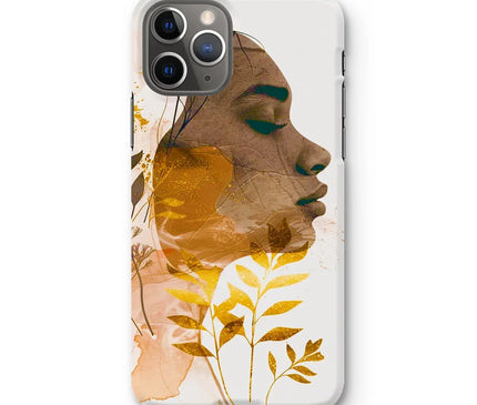 Golden Harmony Silhouette 06 Snap Phone Case - D'Sare