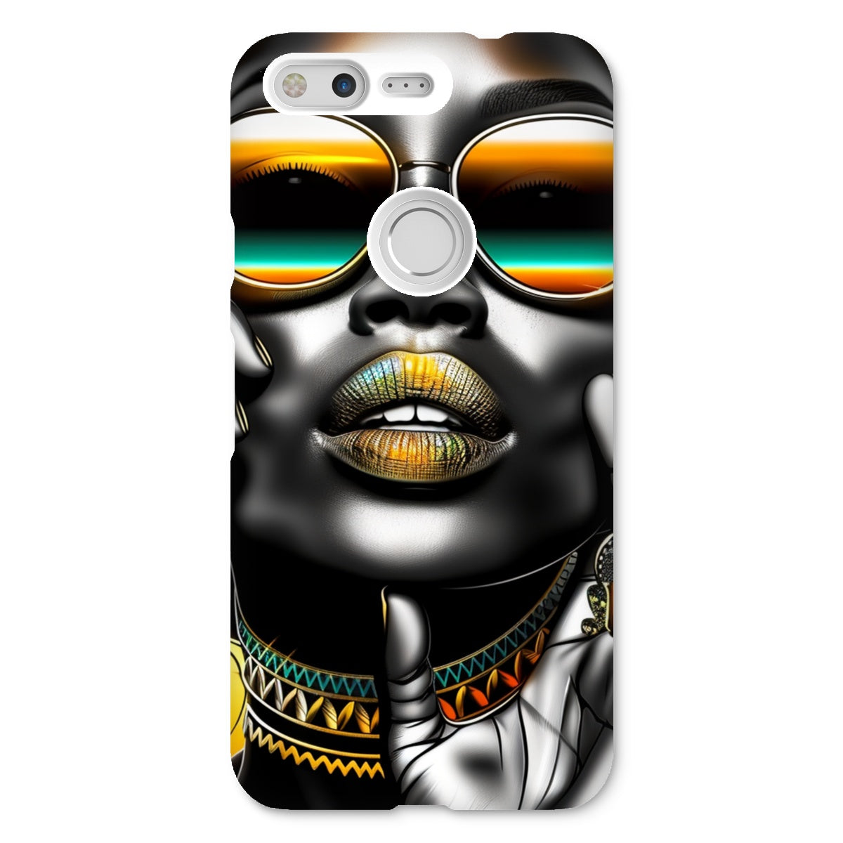 Vibrant Flow Girl Snap Phone Case - D'Sare