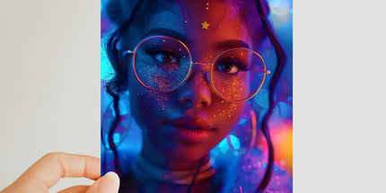 Black Girl Magic Stardust Cosmic Vibe| Black Woman Magic Classic Postcard by Prodigi