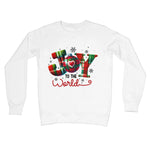 Joy To The World Christmas  Crew Neck Sweatshirt