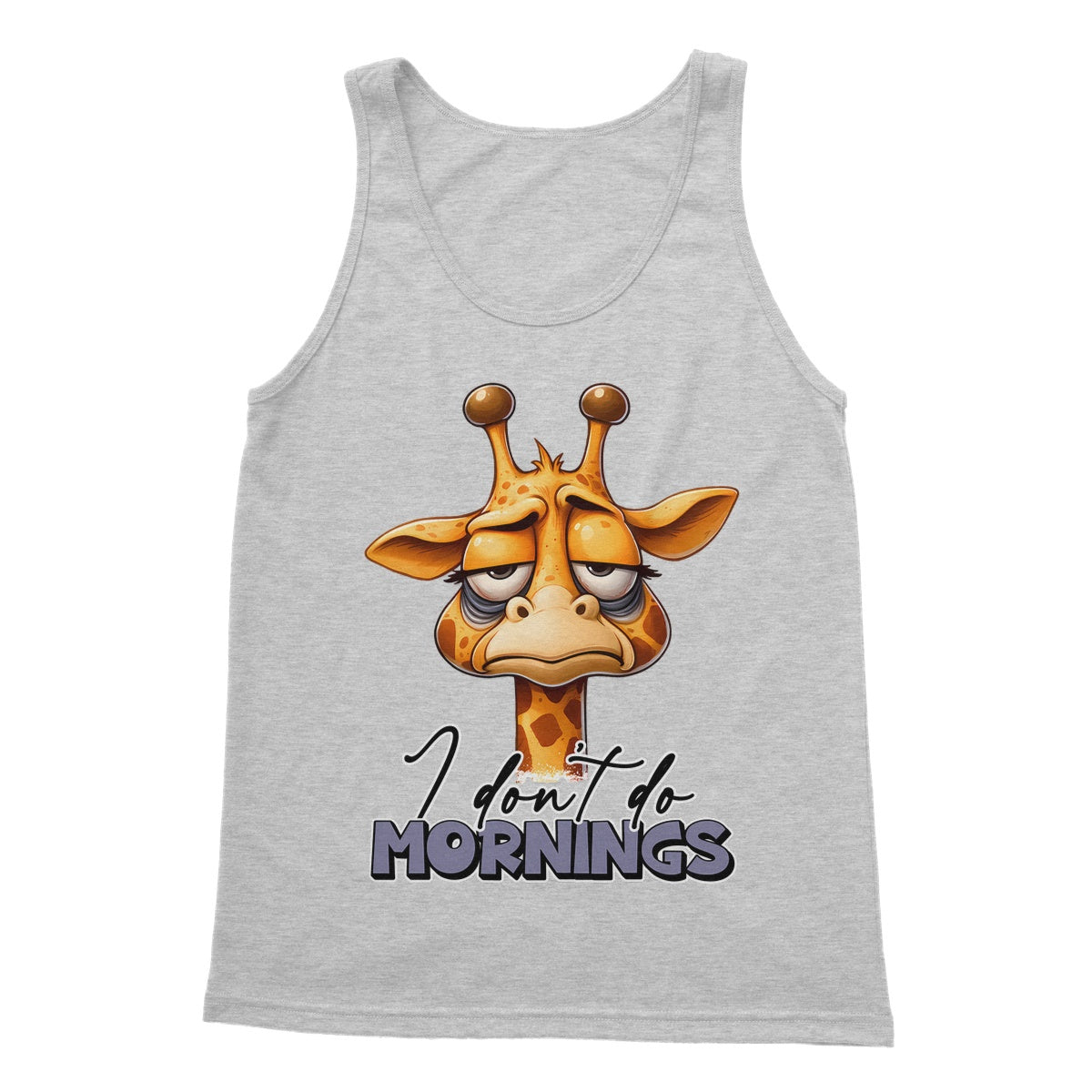 I Don't Do Mornings Softstyle Tank Top