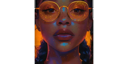 Solar Flare Radiant Soul Beautiful Black Girl Tough Phone Case by Prodigi