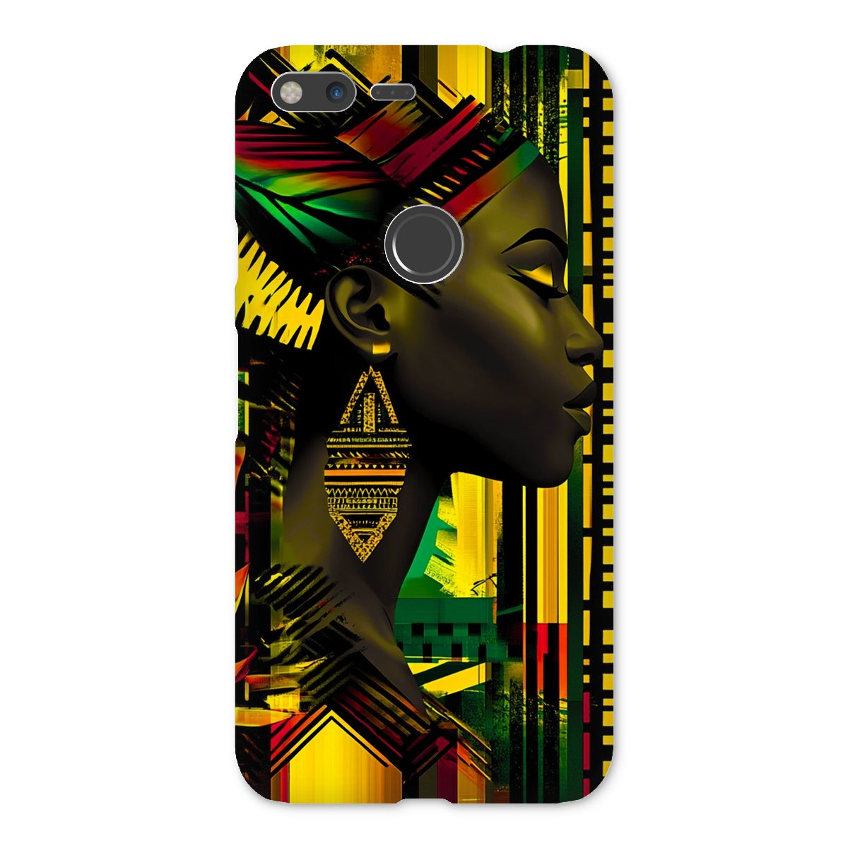 African Print Empress  Snap Phone Case - D'Sare