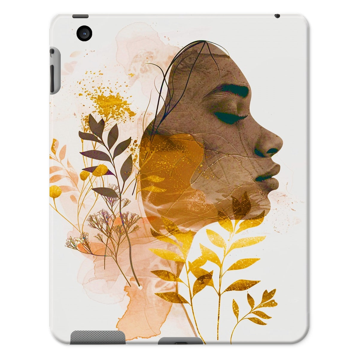 Golden Harmony Silhouette 06 Tablet Cases - D'Sare