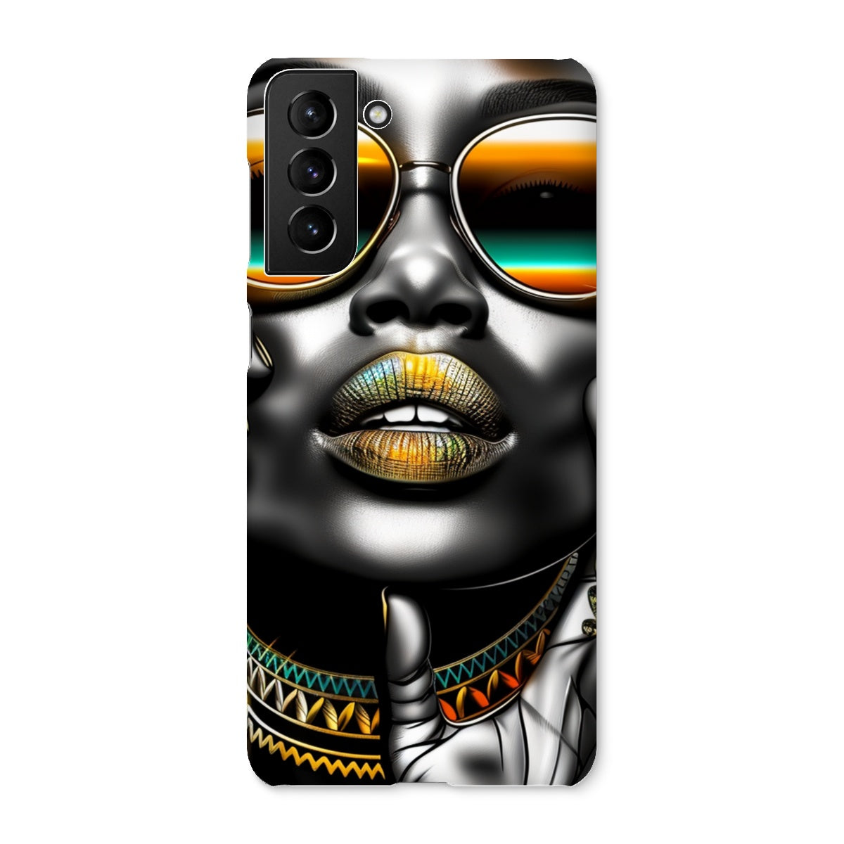 Vibrant Flow Girl Snap Phone Case - D'Sare