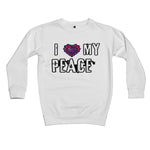 I Love My Peace Kids Sweatshirt - D'Sare