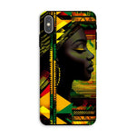 Abstract Red and Green Black Queen Fusion Tough Phone Case