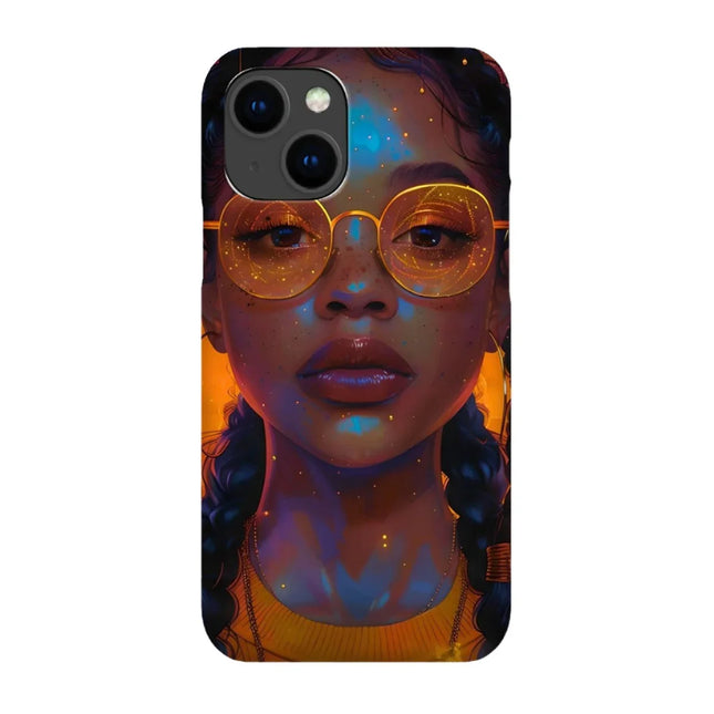 Solar Flare Radiant Soul  Beautiful Black Girl  Snap Phone Case - D'Sare