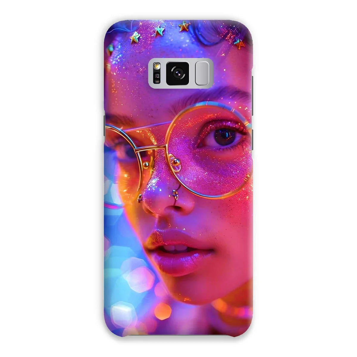 Woman Cosmic Radiance Dreamy Stardust  Snap Phone Case - D'Sare