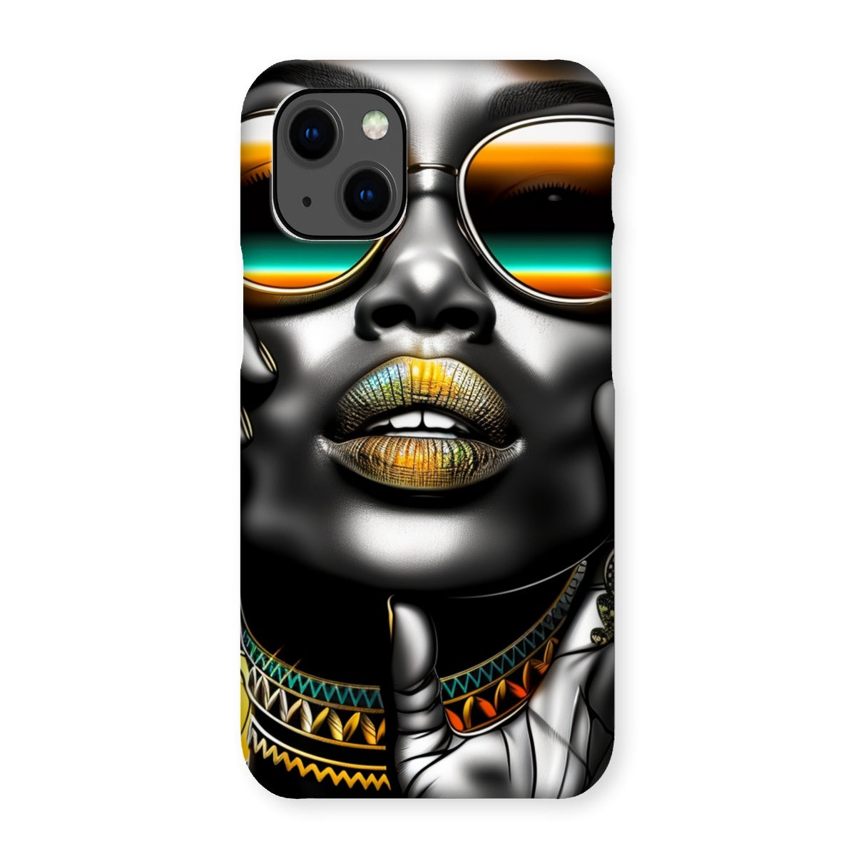 Vibrant Flow Girl Snap Phone Case - D'Sare