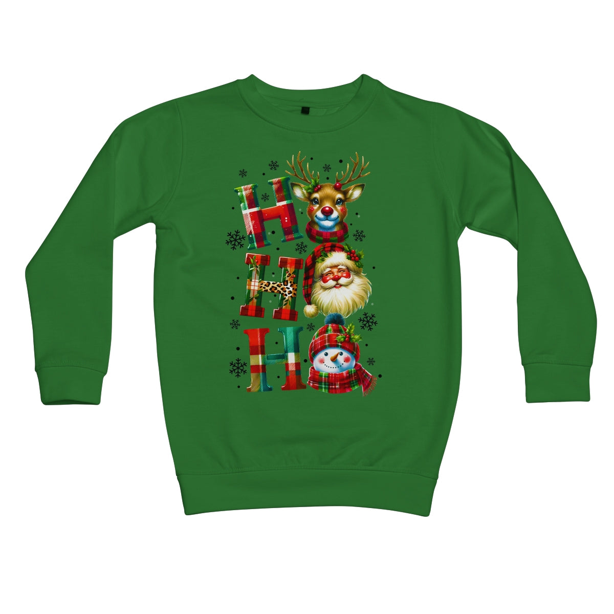 HO HO HO Christmas  Kids Sweatshirt