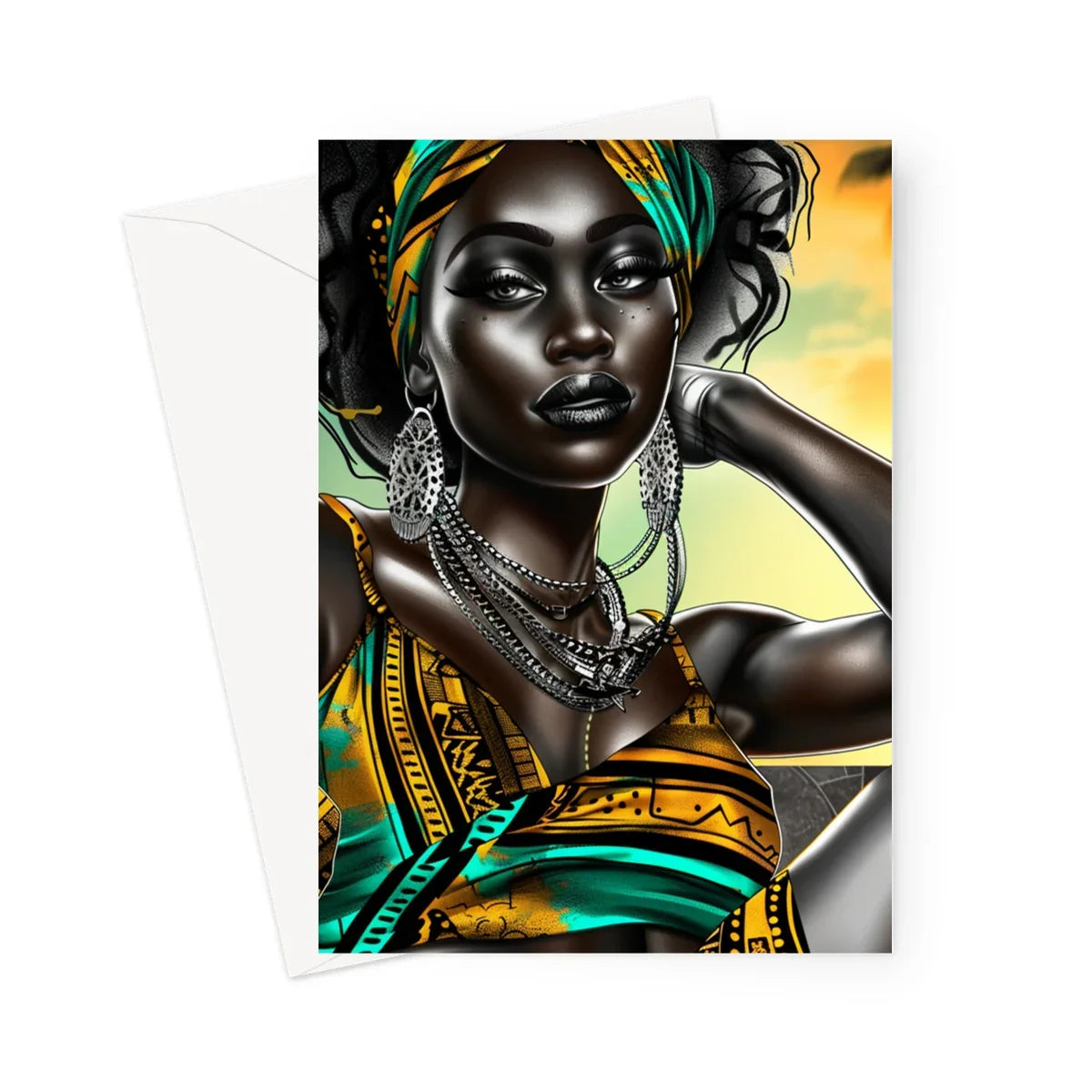 Reblack Chill Greeting Card - D'Sare