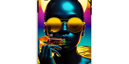 Tropical Sunset Dreams : Neon Vibes Tough Phone Case by Prodigi