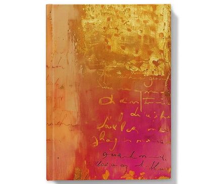 Warm Amber Seranade Hardback Journal Eclectic Art - D'Sare