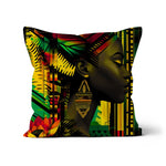 African Print Empress  Cushion - D'Sare