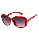 Lady luxury vintage Oval Sunglasses Women shades Elegant Goggles Female Sun Glasses oculos de sol feminino