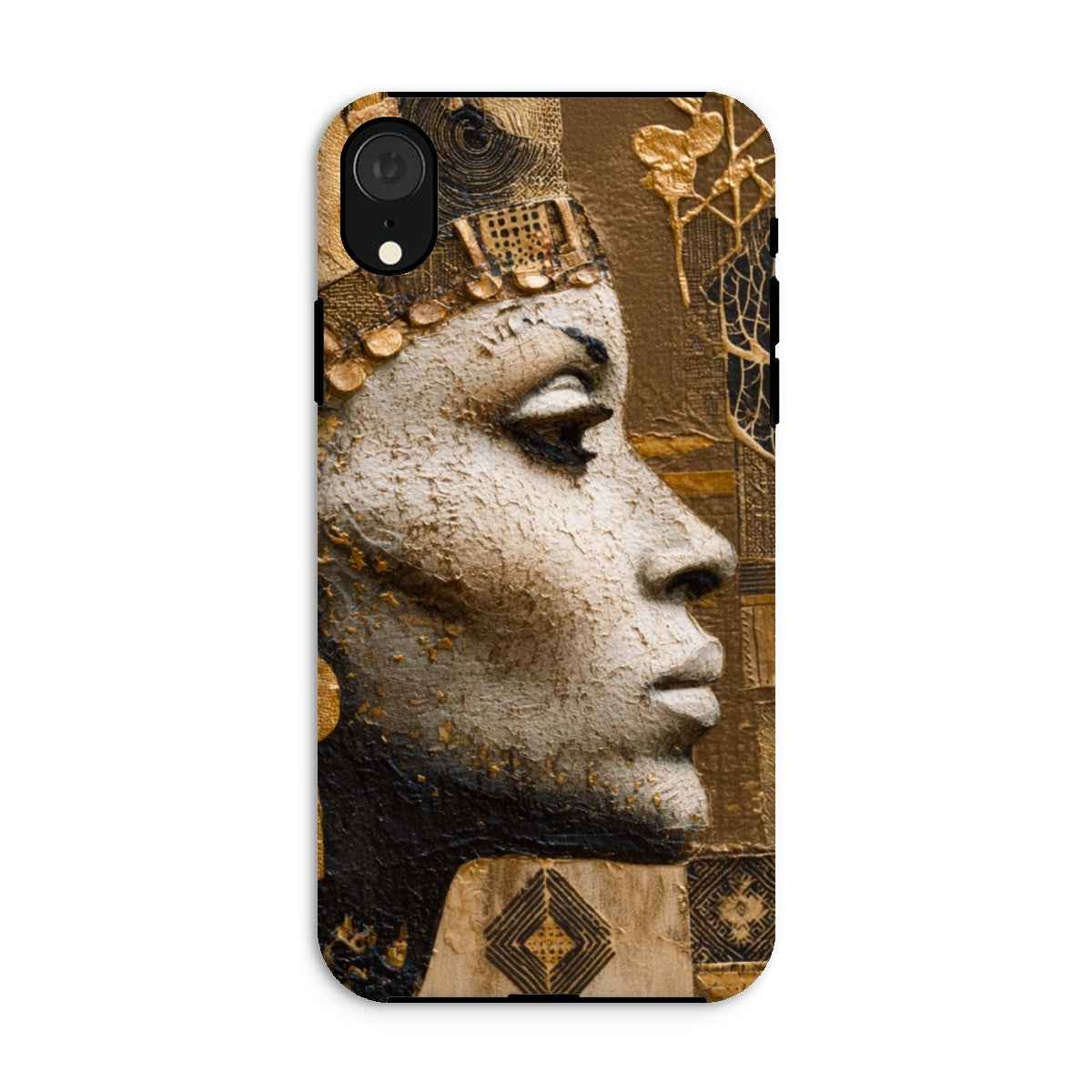 Afrocentric Golden Empress Dual Layer Tough Phone Case