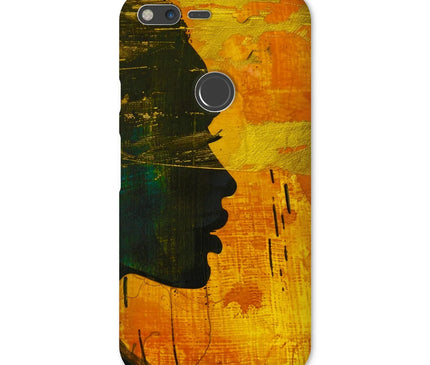 Golden Afrocentric Silhouette Snap Phone Case - D'Sare