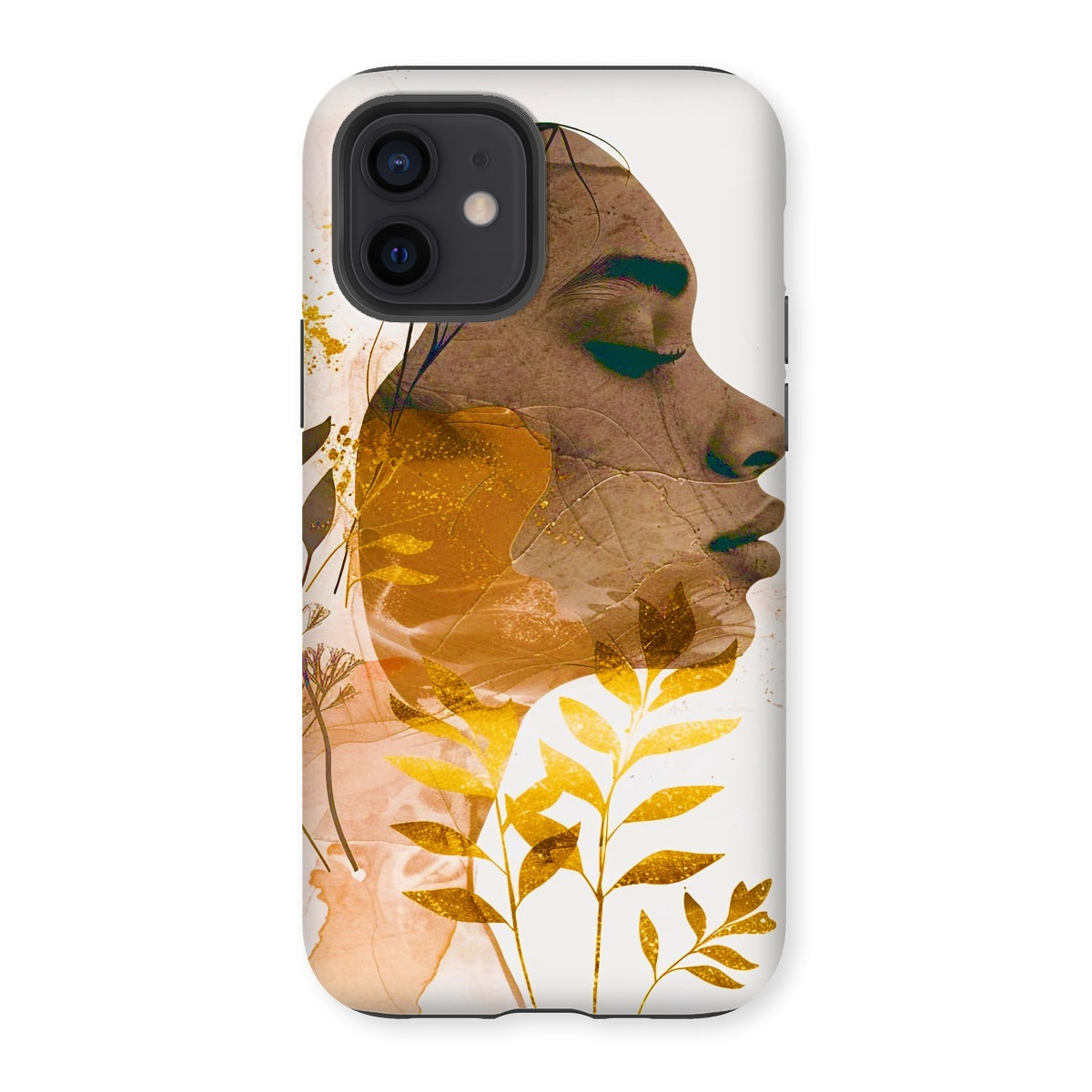 Golden Harmony Silhouette  Tough Phone Case - D'Sare