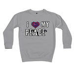 I Love My Peace Kids Sweatshirt - D'Sare