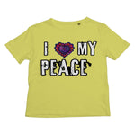 I Love My Peace Kids T-Shirt - D'Sare