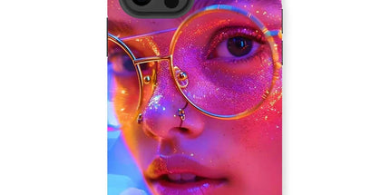 Woman Cosmic Radiance Dreamy Stardust Tough Phone Case by Prodigi