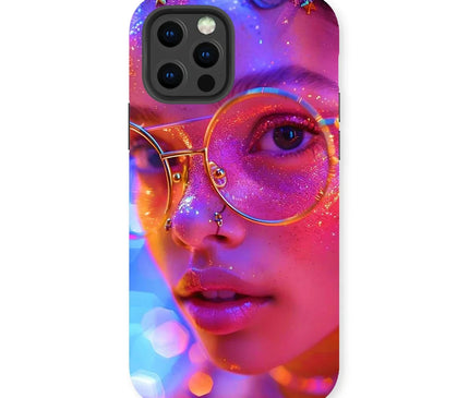 Woman Cosmic Radiance Dreamy Stardust  Tough Phone Case - D'Sare