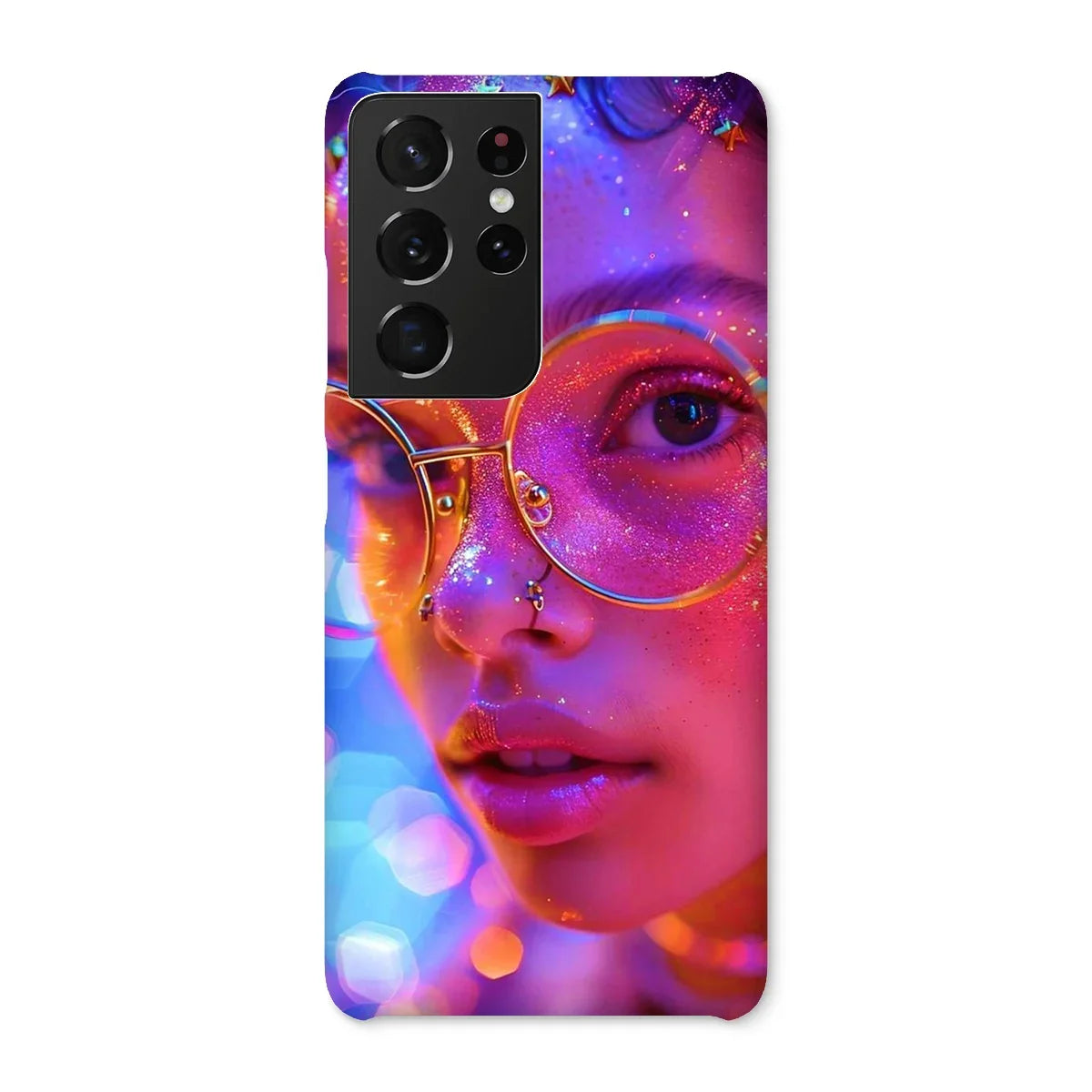 Woman Cosmic Radiance Dreamy Stardust  Snap Phone Case - D'Sare