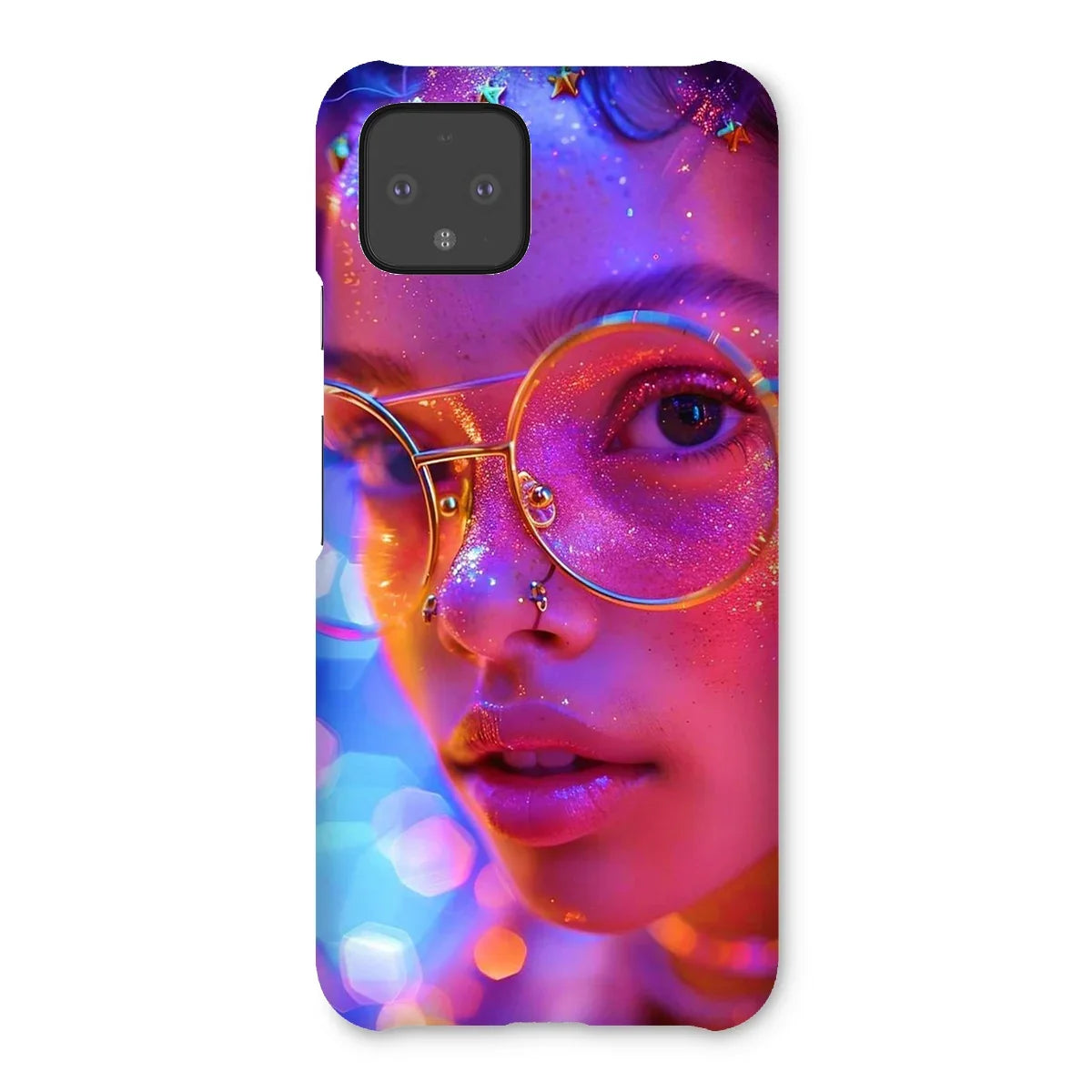 Woman Cosmic Radiance Dreamy Stardust  Snap Phone Case - D'Sare