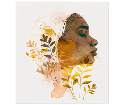 Golden Harmony Silhouette  Temporary Tattoo - D'Sare