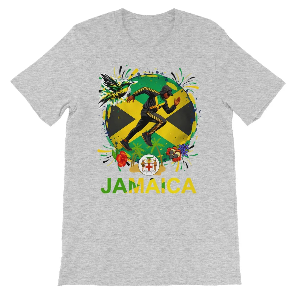 Jamaica Love Graffiti  Unisex Short Sleeve T-Shirt - D'Sare