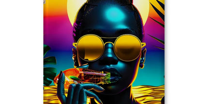 Tropical Sunset Dreams : Neon Vibes Tablet Cases by Prodigi