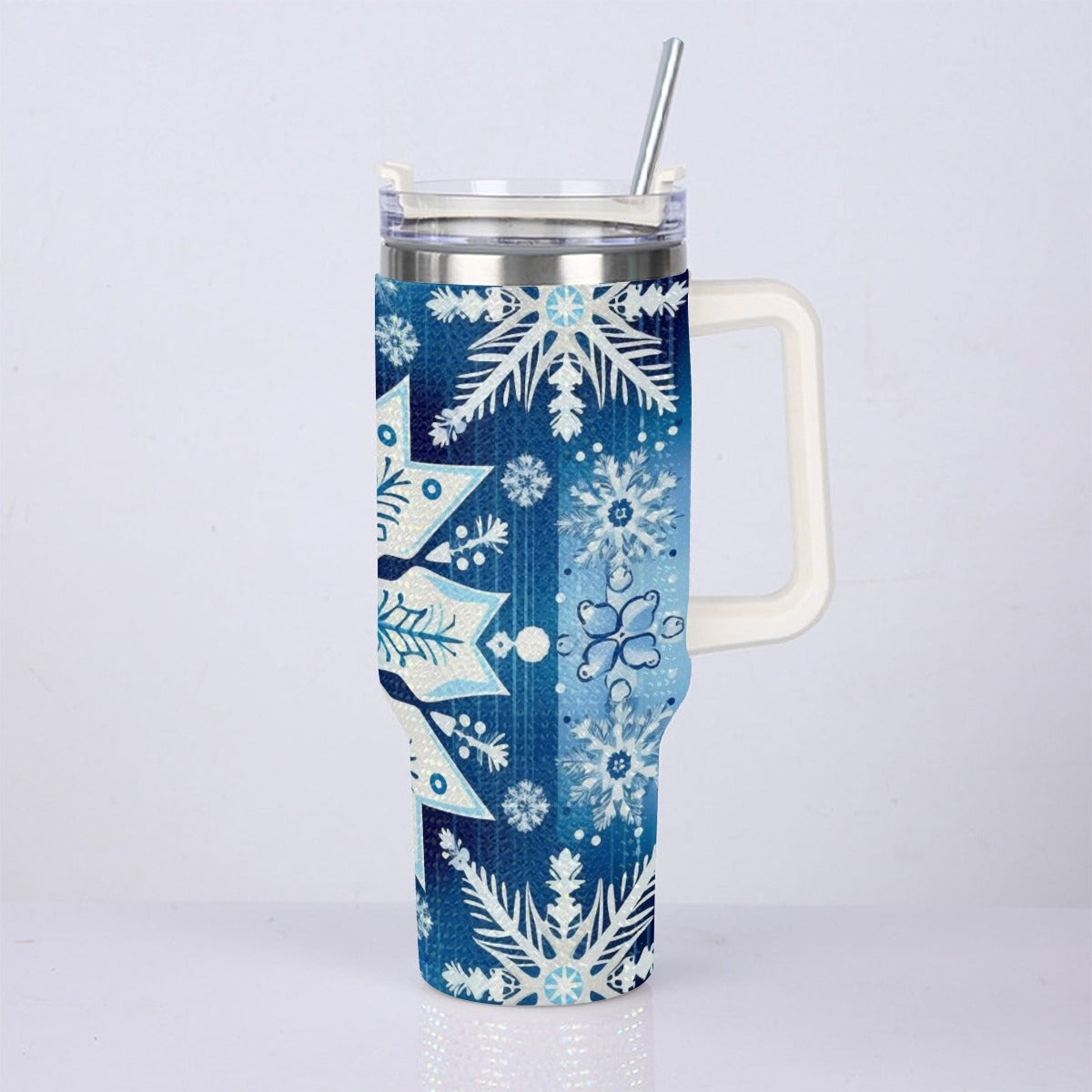 40oz Diamond Cup With Stainless Steel Straw
