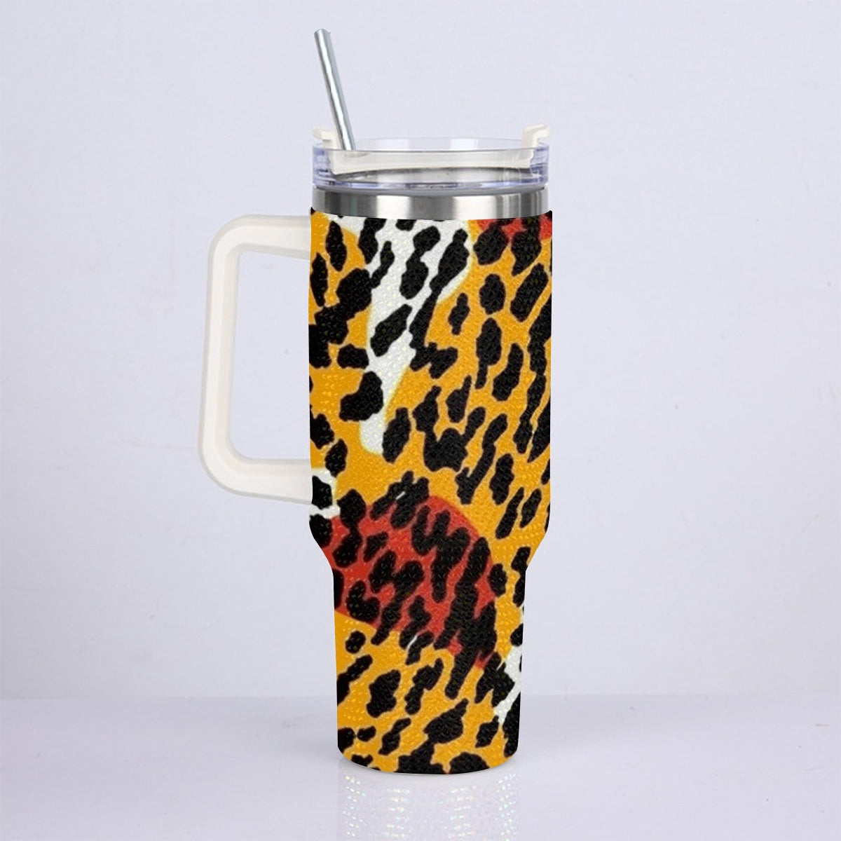 40oz Diamond Cup With Stainless Steel Straw
