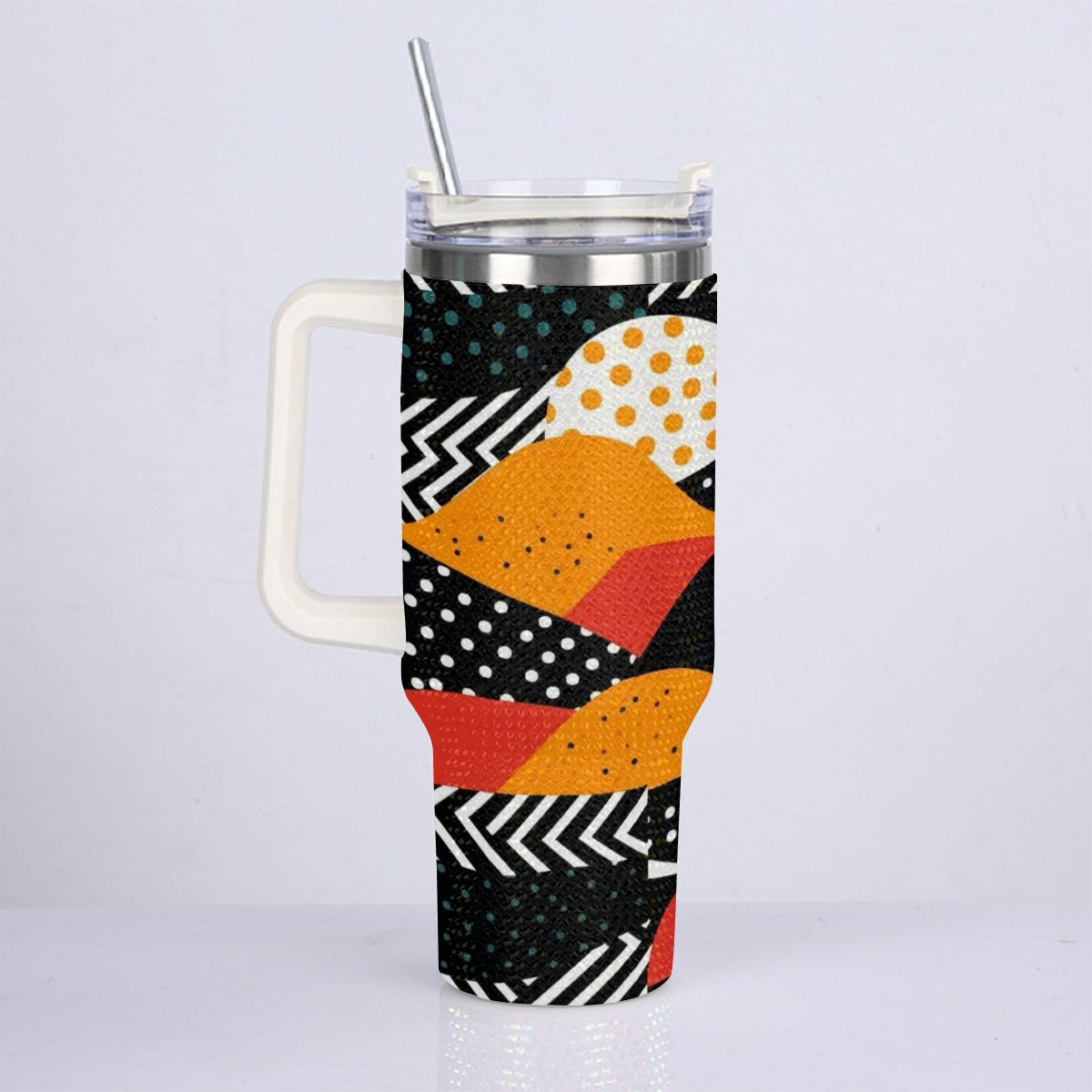 40oz Diamond Cup With Stainless Steel Straw