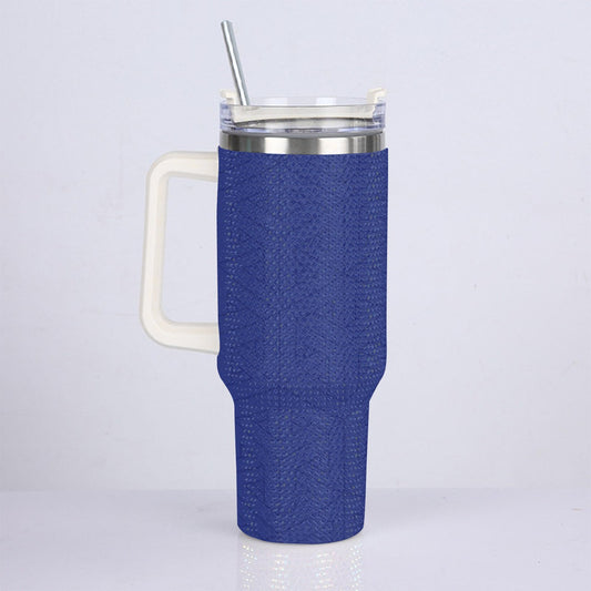 40oz Diamond Cup With Stainless Steel Straw