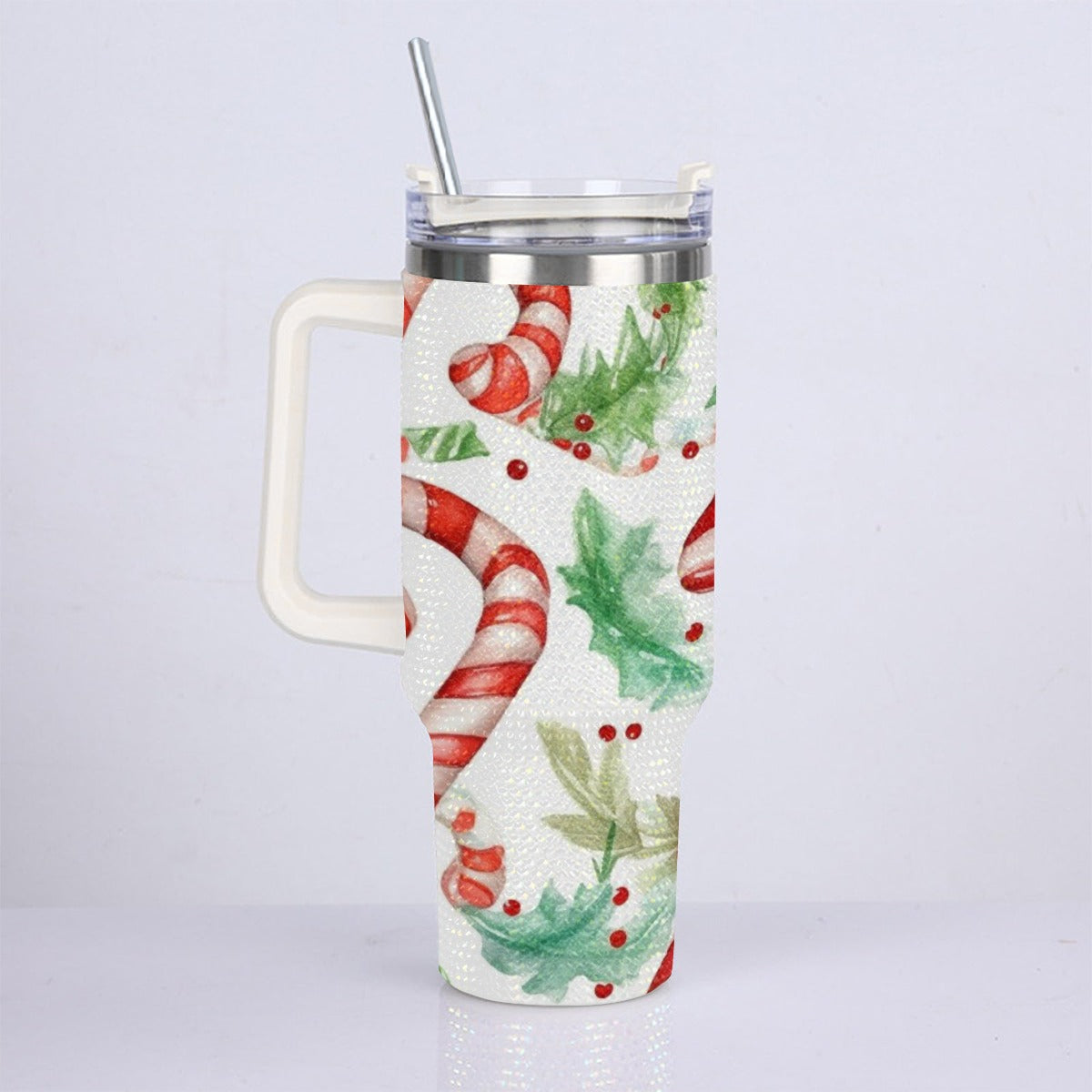 40oz Diamond Cup With Stainless Steel Straw