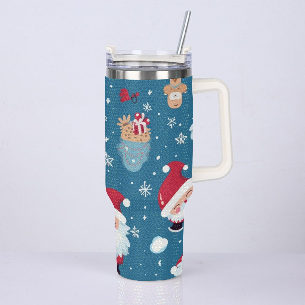 40oz Diamond Cup With Stainless Steel Straw