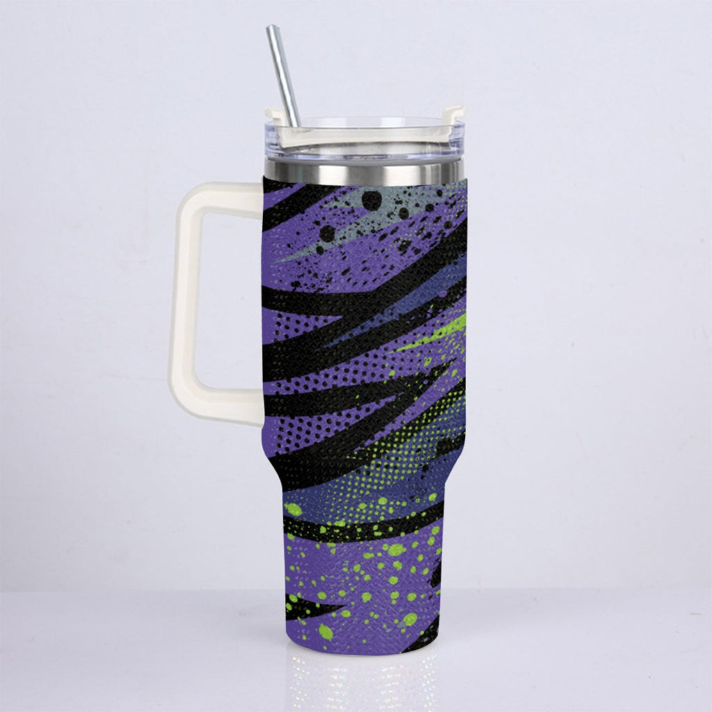 40oz Diamond Cup With Stainless Steel Straw