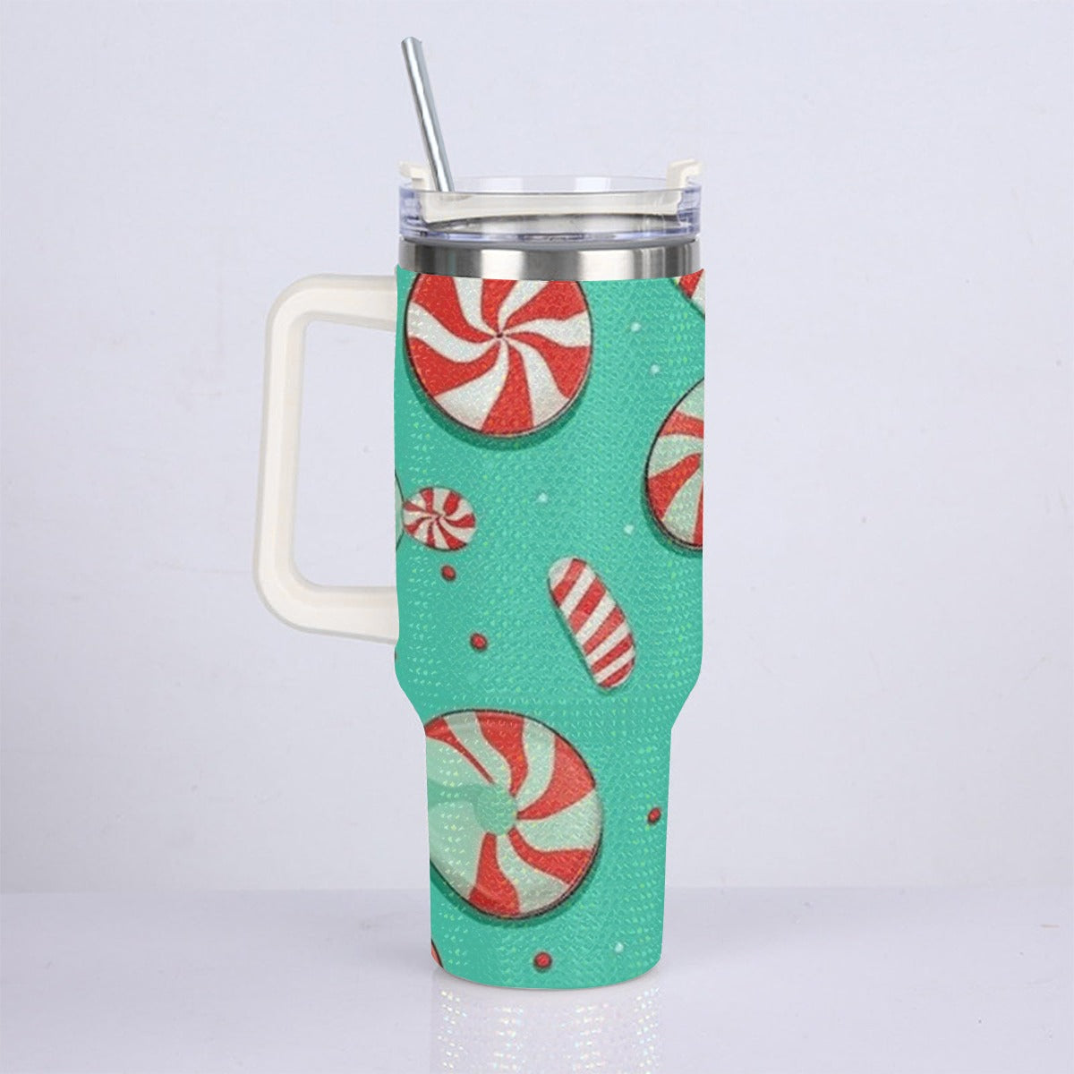 40oz Diamond Cup With Stainless Steel Straw