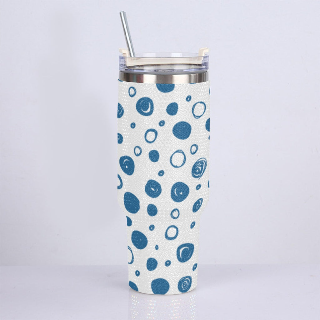 40oz Diamond Cup With Stainless Steel Straw