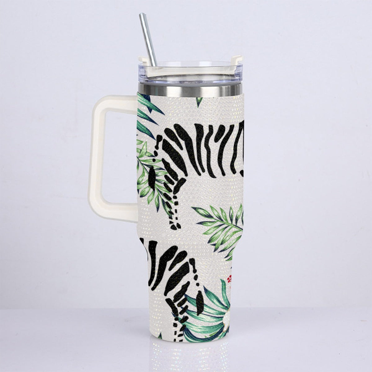 40oz Diamond Cup With Stainless Steel Straw