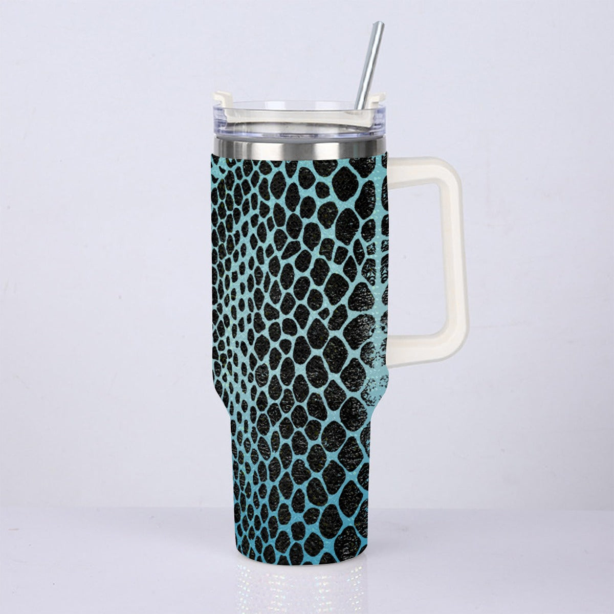 40oz Diamond Cup With Stainless Steel Straw