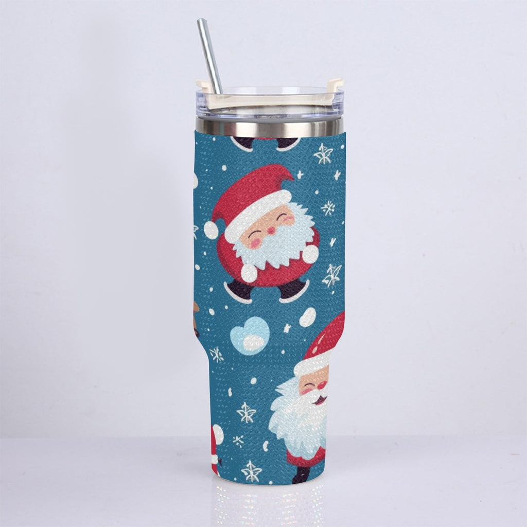 40oz Diamond Cup With Stainless Steel Straw