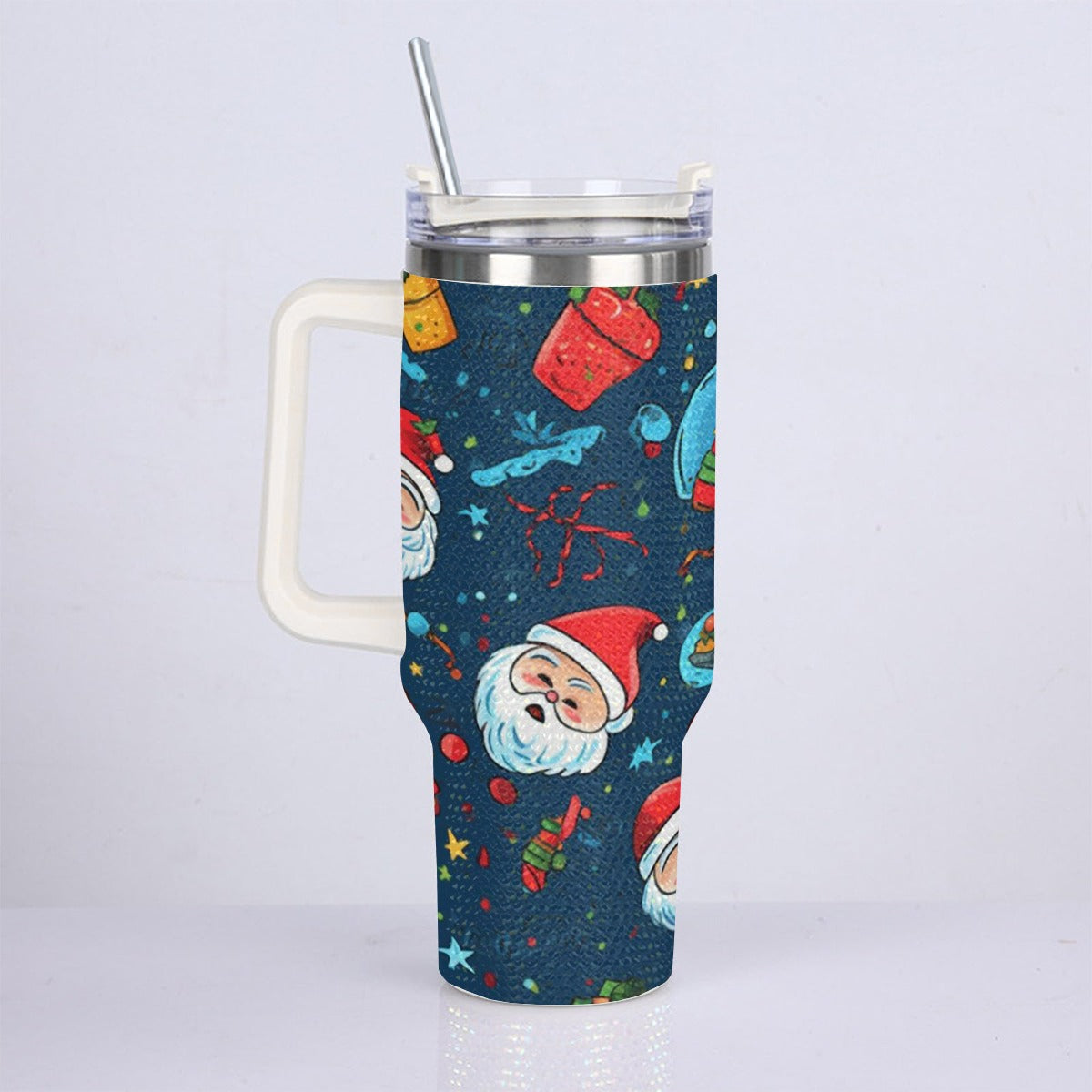 40oz Diamond Cup With Stainless Steel Straw