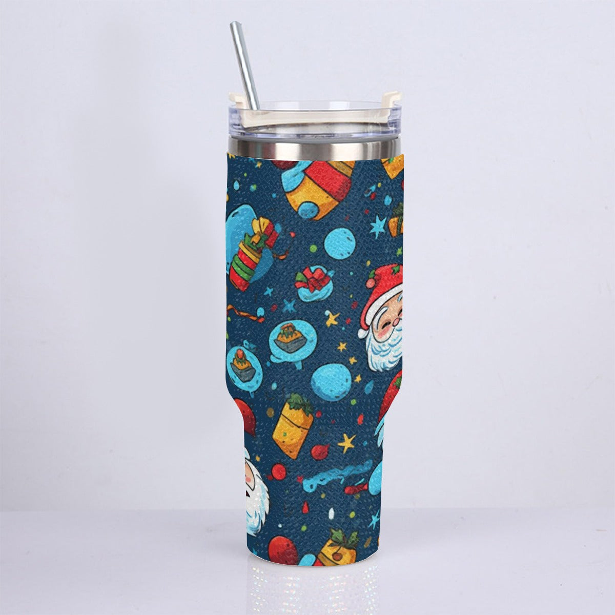 40oz Diamond Cup With Stainless Steel Straw